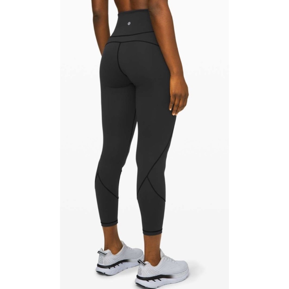 Lululemon In Movement Tight 25" *Everlux Black Size 6